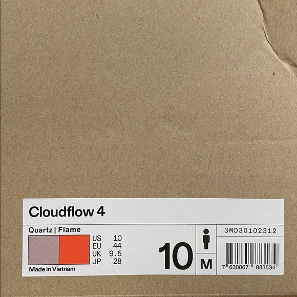 On Cloud Cloud Flow 4 Mens Running Sneakers Shoes Size 10 (Brand New) - Picture 9 of 12